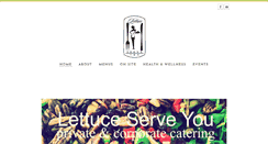 Desktop Screenshot of lettuceserveyou.com