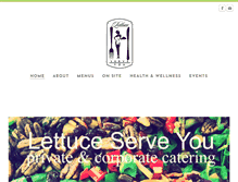 Tablet Screenshot of lettuceserveyou.com